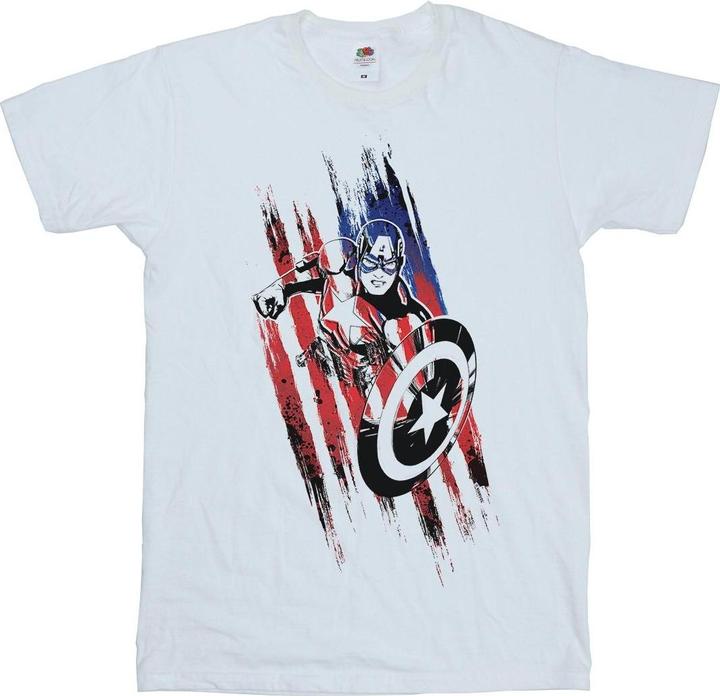 Produktbild Avengers Captain America Streaks TShirt Jungen (140, 146)