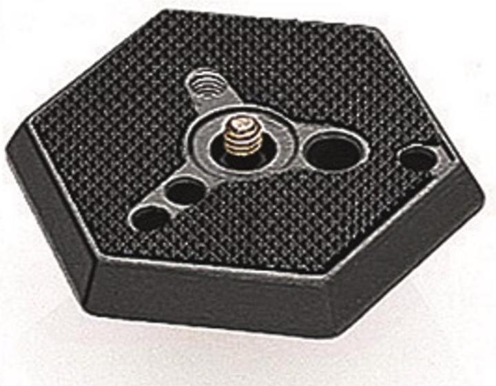 Manfrotto 030-14, quick release plate 1/4" (Tripod quick-release plate)