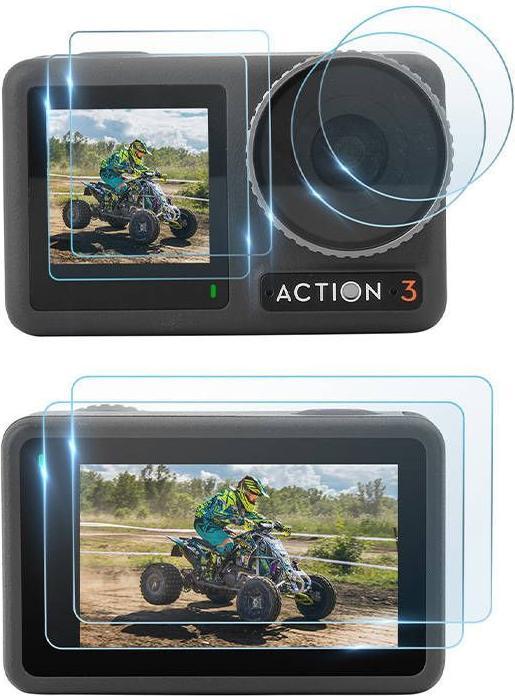 Actual product image Sunnylife Tempered Glass Film for OSMO Action 3