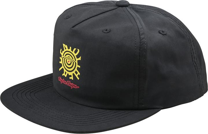 Troy Lee Designs Unstructured Snapback Cap, Enjoy, carbon, one size (One Size)