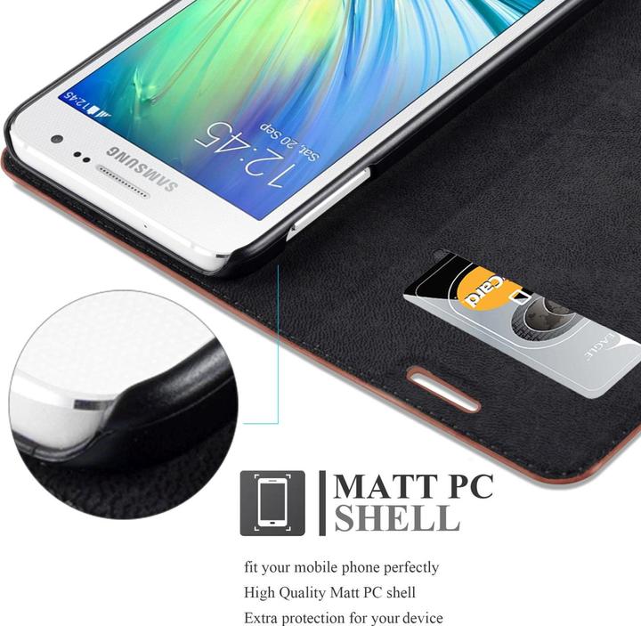 Actual product image Cadorabo Book Invisible Magnet Cover (Samsung Galaxy A3)