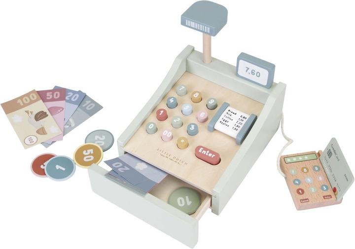 Actual product image Little Dutch Wooden cash register with scanner FSC
