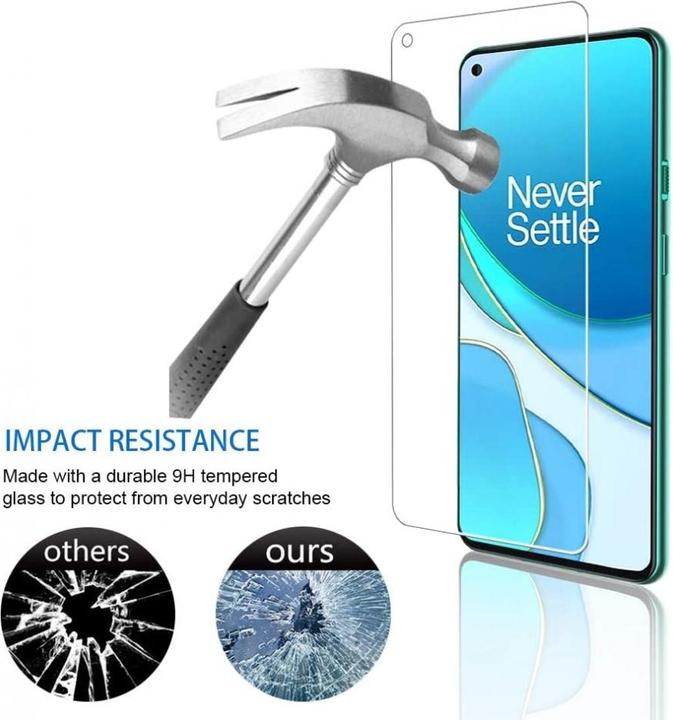 Image du produit Screenguard OnePlus 8T Protection en verre blindé Case Friendly Design (1 pièce(s), OnePlus 8T)