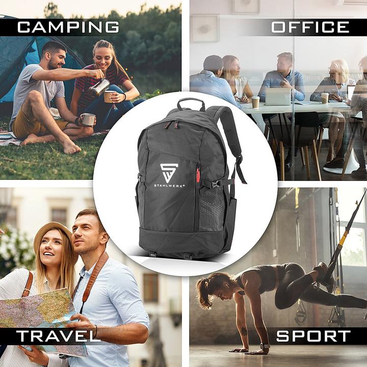 Produktbild Stahlwerk Leichter Wanderrucksack 35 Liter Trekkingrucksack Outdoor Rucksack (35 l)