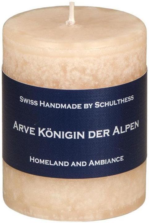 Schulthess Kerzen Scented candle Ø 7 cm Swiss stone pine Queen of the Alps (210 g)