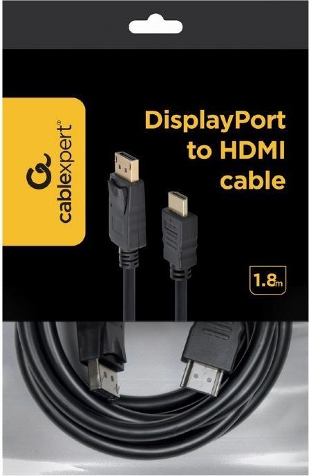 Productafbeelding Gembird Kabelxpert CC-DP-HDMI-6 (1.80 m, DisplayPort, HDMI)