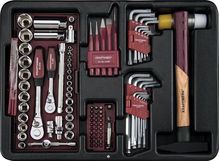 Actual product image Kraftwerk Professional toolbox (186 pieces)