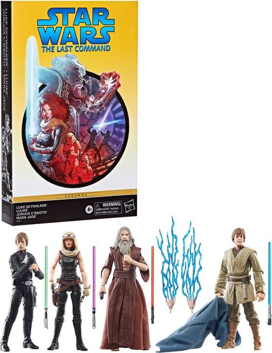 Actual product image Hasbro Star Wars: The Last Command Black Series Action Figures 4-Pack 15 cm