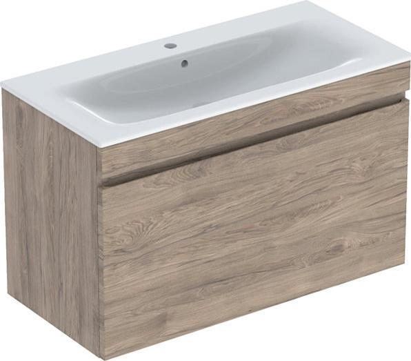 Geberit Renova Plan Set mit Waschtisch u. Unterschrank,1 Schublade, 100x62,2x48cm, 501917