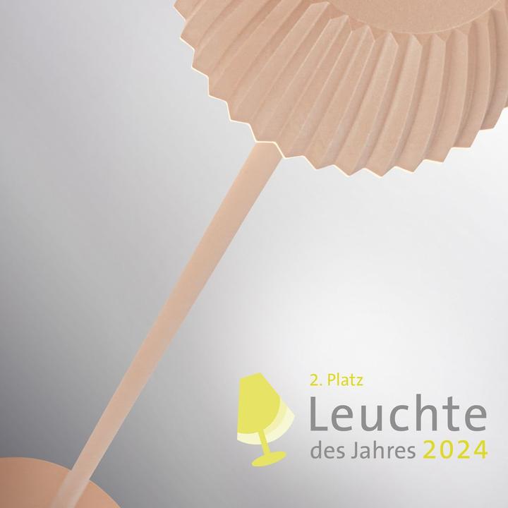 Immagine prodotto Briloner Brilo unplugged RIFFLE Akku LED Stehleuchte mit Lichtkante -Beige