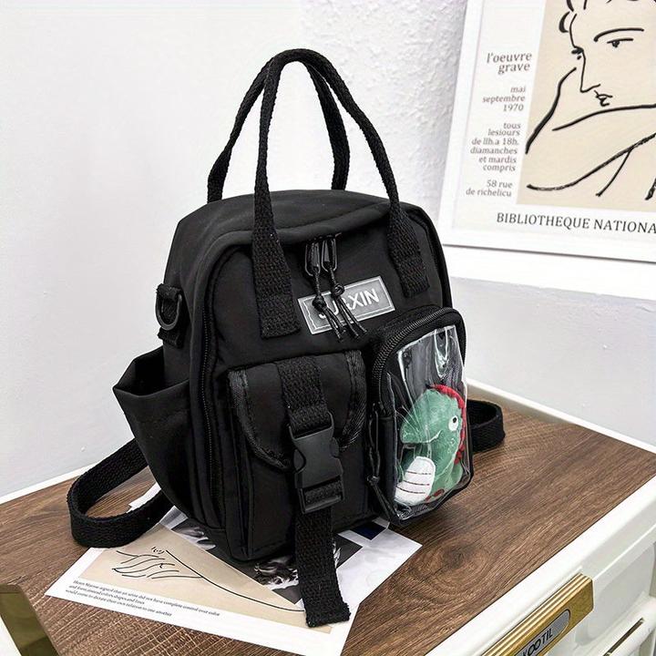 Produktbild Only-Bags.Store Mini niedlich Dinosaurier Rucksack, solide Farbe Mode lässig einfache einzigartige Rucksack