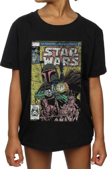 Produktbild Star Wars Boba Fett Comic TShirt Mädchen (152, 158)