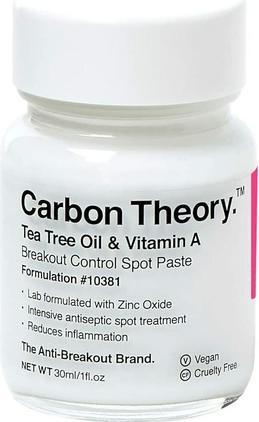 Image du produit Carbon Theory Tea Tree Oil & Vitamin A Breakout Control 30ml - New (Lotion pour le corps, 30 ml)