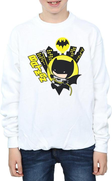 Produktbild Chibi Batman Swinging Sweatshirt Jungen (140, 146)