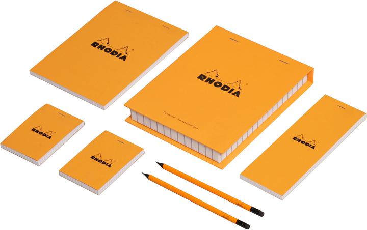 Actual product image Rhodia Blocks stapled 80g Basics (A1, Checked)