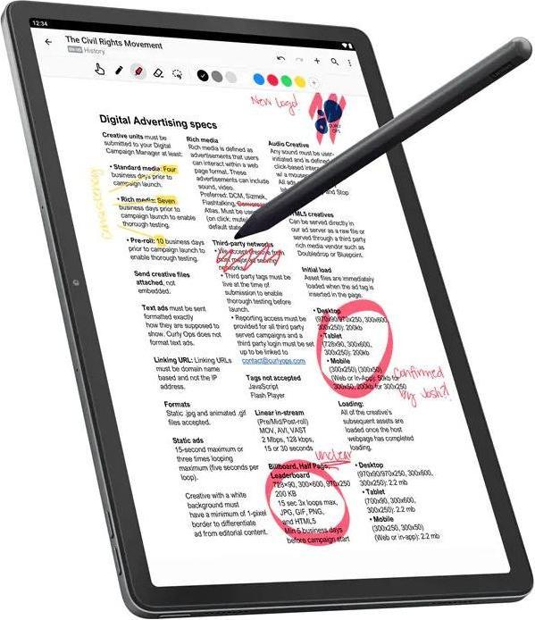 Immagine prodotto Lenovo Tab P11 Pro (2. Gen) (Solo WiFi, 11.20", 256 GB, Storm Grey)