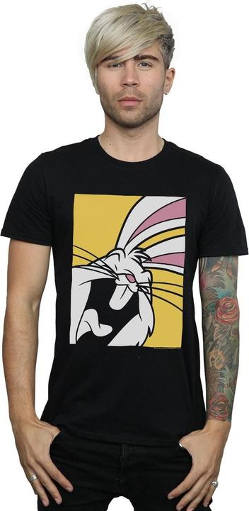 Actual product image Looney Tunes Mens Bugs Bunny Laughing T-Shirt (XL)