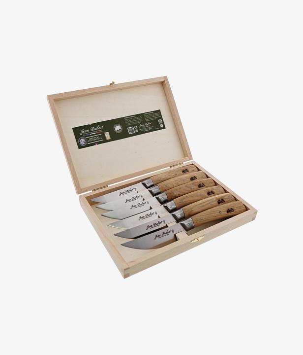 Produktbild Laguiole Jean Dubost Steakmesser Set 6-tlg. BISTRONOMY hellbraun (6 Stück, Besteck Set)