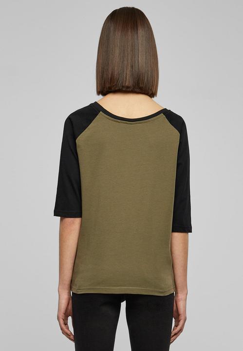 Immagine prodotto Urban Classics Tee Raglan 3/4 da donna a contrasto (L)