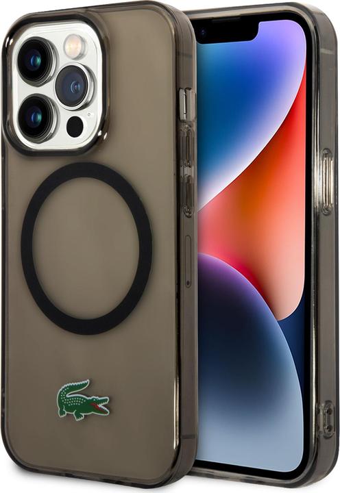 Image du produit Lacoste LCHMP14LULOK iPhone 14 Pro 6.1" czarny/black étui rigide transparent MagSafe (Apple iPhone 14 Pro)