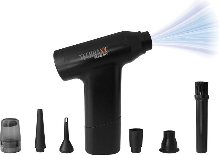 Image du produit Technaxx Souffleur de poussière sans fil, TX-293, avec fonction d'aspiration, 160 W