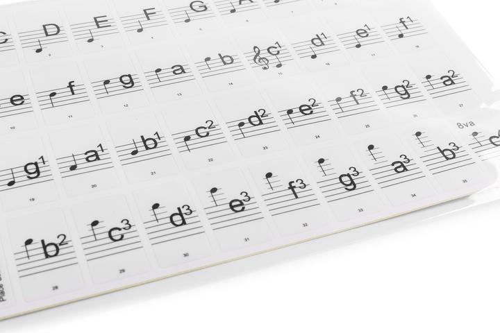 Actual product image Max Sheet music sticker KB-KEY (Instrument lighting)