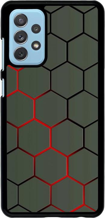 Actual product image PhoneLook Cover Geometric Line red (Samsung Galaxy A72)