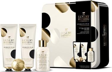 Produktbild Grace Cole Body Care Gift Set in Can Pear & Nectarine Flower 4 pcs (Körperpflegeset)