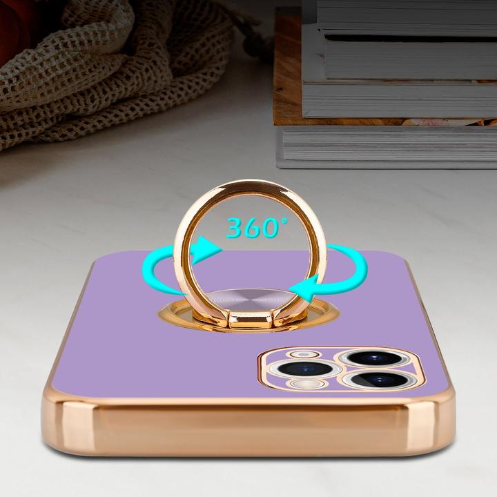 Actual product image Cadorabo Case for Apple iPhone 11 PRO MAX in TPU with camera protection and ring LM089 Style (Apple iPhone 11 Pro Max)