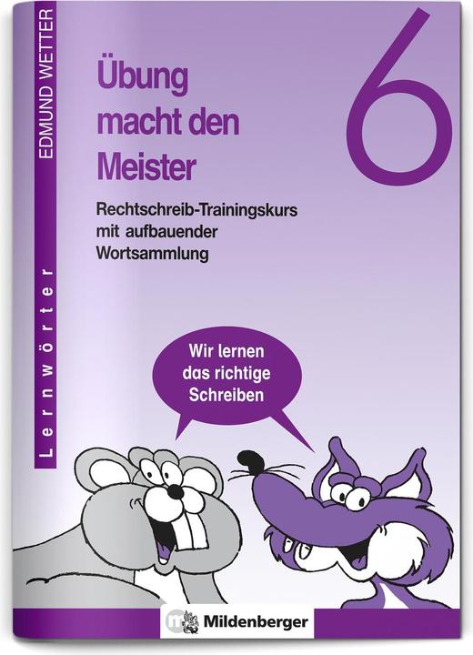 Produktbild Übung macht den Meister / Übung macht den Meister 6 (Deutsch, Edmund Wetter, 2023)
