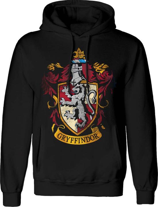 Immagine prodotto Felpa con Cappuccio Gryffindor Effetto invecchiato Adulto Unisex (XXL)