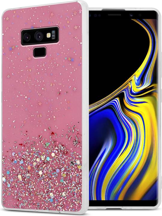 Actual product image Cadorabo TPU cover sparkling glitter (Samsung Galaxy Note 9)