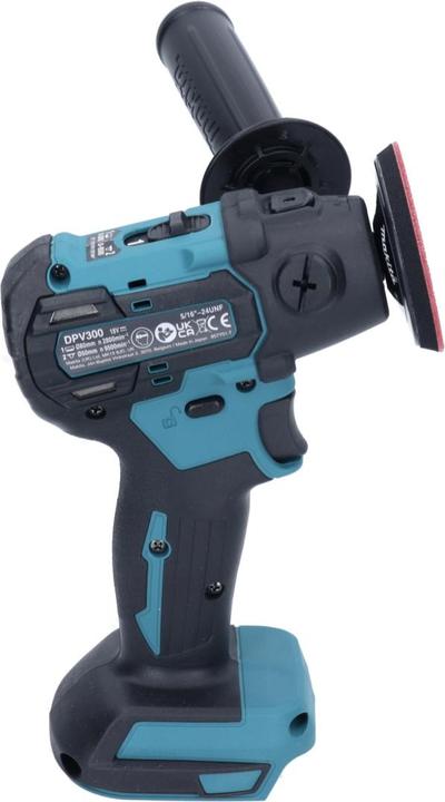 Actual product image Makita DPV 300 RM1 Battery grinder polisher 18 V 50 / 80 mm Brushless + 1x battery 4.0 Ah + charger (Eccentric grinder)