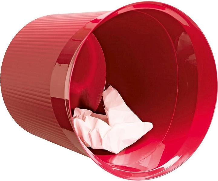 Image du produit Han Corbeille à papier Re-LOOP, 13 litres, rouge 13 litres, 100 % éco-plastique recyclé (13 l)