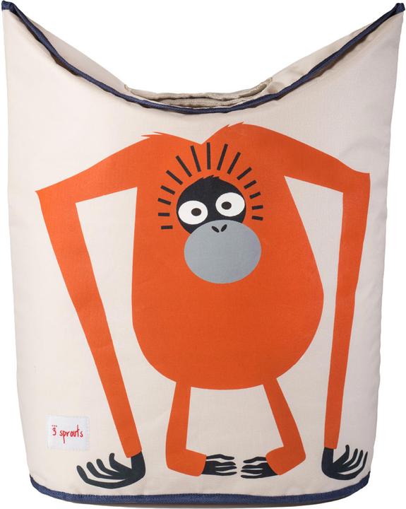 Actual product image 3 Sprouts Laundry Basket - Orangutan