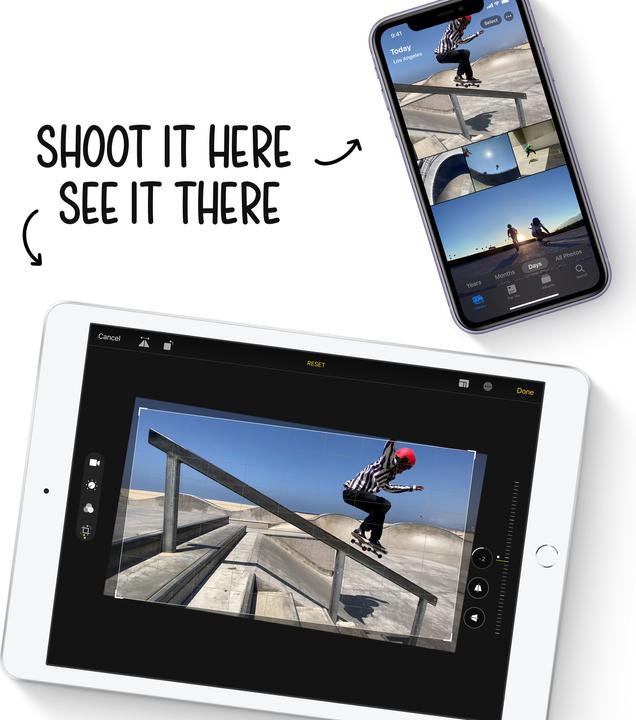 Produktbild Apple iPad 2020 (8. Gen) (nur WLAN, 10.20", 128 GB, Silber)