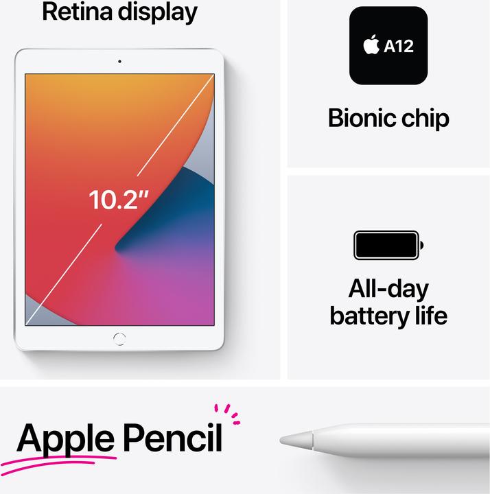 Actual product image Apple iPad 2020 (8. Gen) (4G, 10.20", 32 GB, Gold)