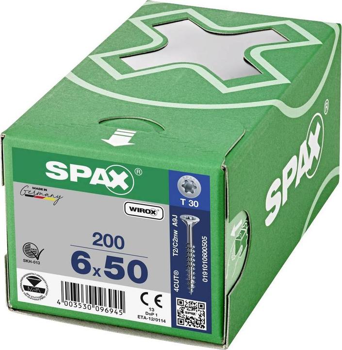 Image du produit Spax Vis pour panneaux agglomérés (200 Vis par pièce)