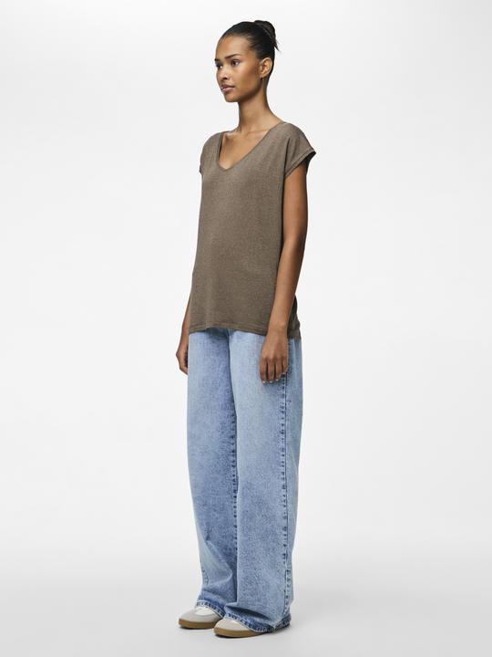 Actual product image Pieces Pcbillo Tee Lurex Stripes Noos Bc (XS)