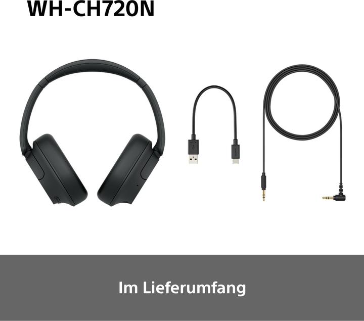 Produktbild Sony WH-CH720N (NC, 35 h, Kabellos, Kabelgebunden)