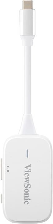 Actual product image Viewsonic Wireless dongle Tx + Rx for USB type-C Tx and HDMI+USB type A charging Rx (Various)