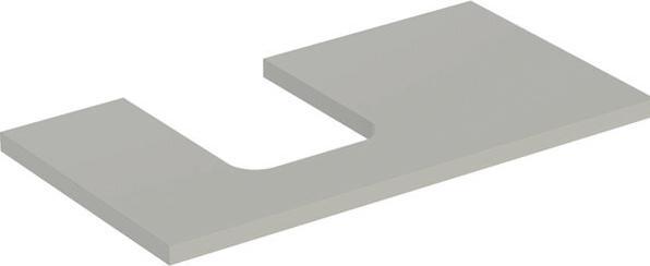 Geberit ONE washbasin plate, cut-out left, for countertop washbasin bowl shape, 90x3x47cm, 505.293.0