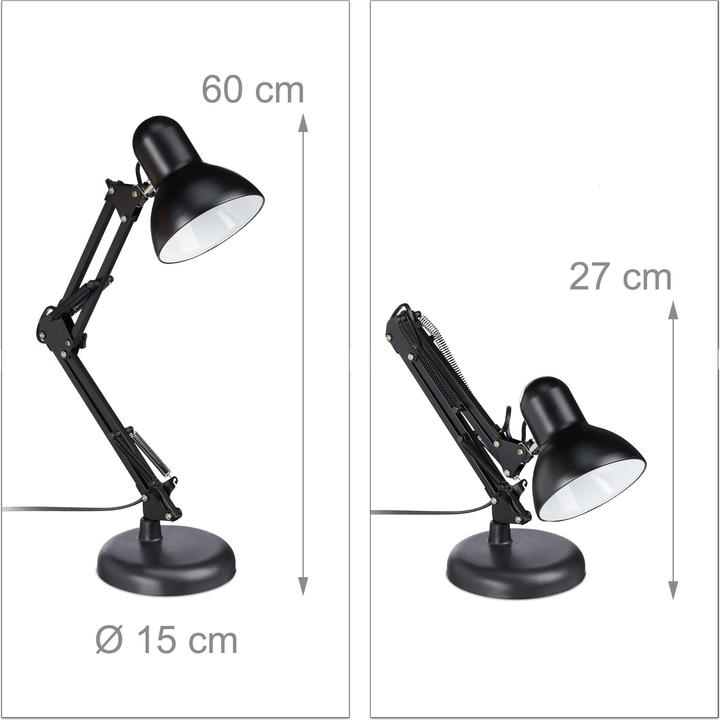 Image du produit Relaxdays Lampe de bureau (E27)