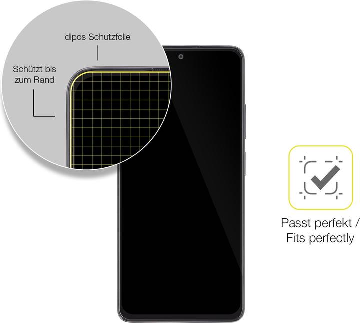 Actual product image Dipos 3D Full Cover Screen Protector (1 Piece, Xiaomi Poco X4 Pro 5G)