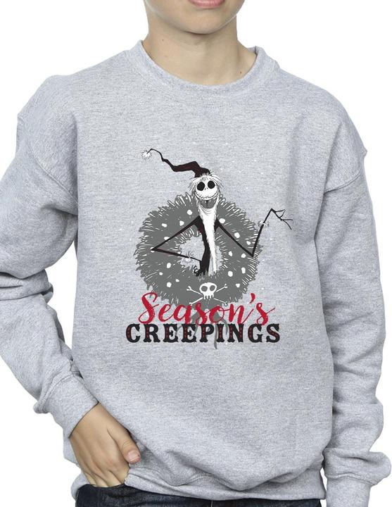 Produktbild Disney The Nightmare Before Christmas Seasons Creepings Wreath Sweatshirt Jungen (140, 146)