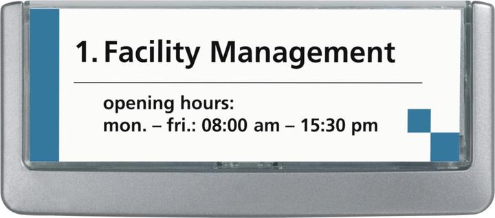 Actual product image Durable Door plate Click Sign