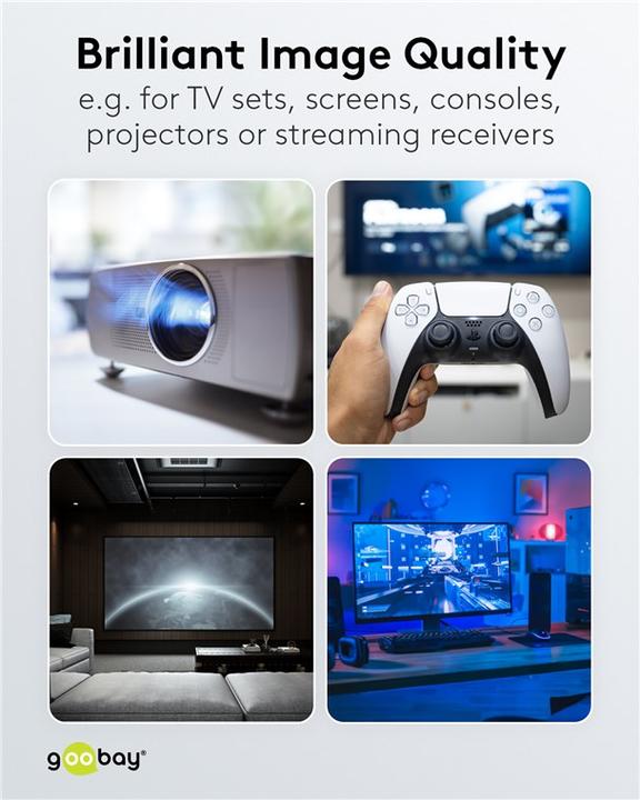 Actual product image Goobay HDMI - HDMI (1 m, HDMI)