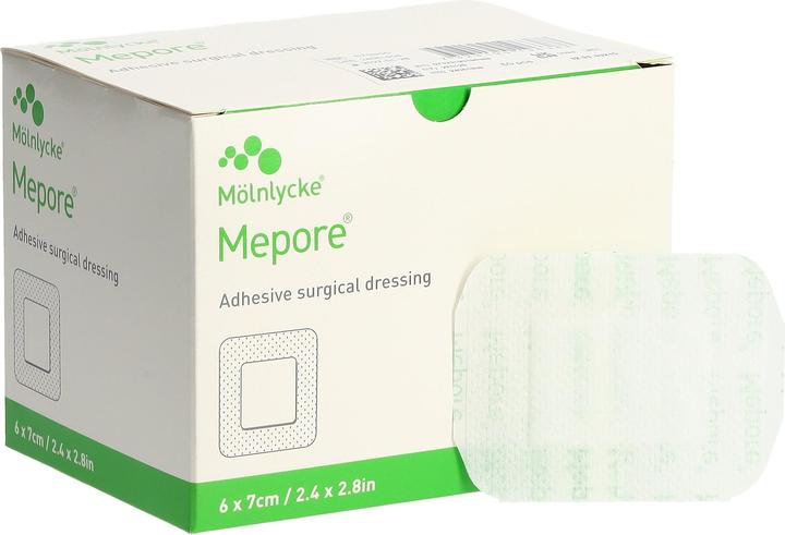 Image du produit Mepore Wundverband 7x6cm Wundkissen 4x3cm steril (60 x)