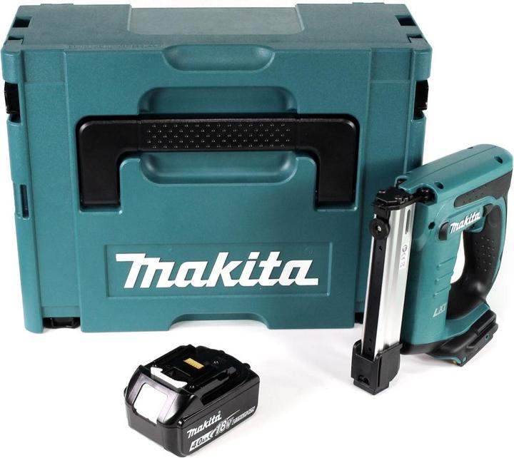Actual product image Makita DST 221 M1J 18 V Li-ion battery tacker in Makpac + 1x BL 1840 B 4,0 Ah Li-Ion battery - without