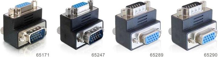Produktbild Delock Adapter VGA Stecker auf VGA Buchse 270ø (VGA, 3 cm)